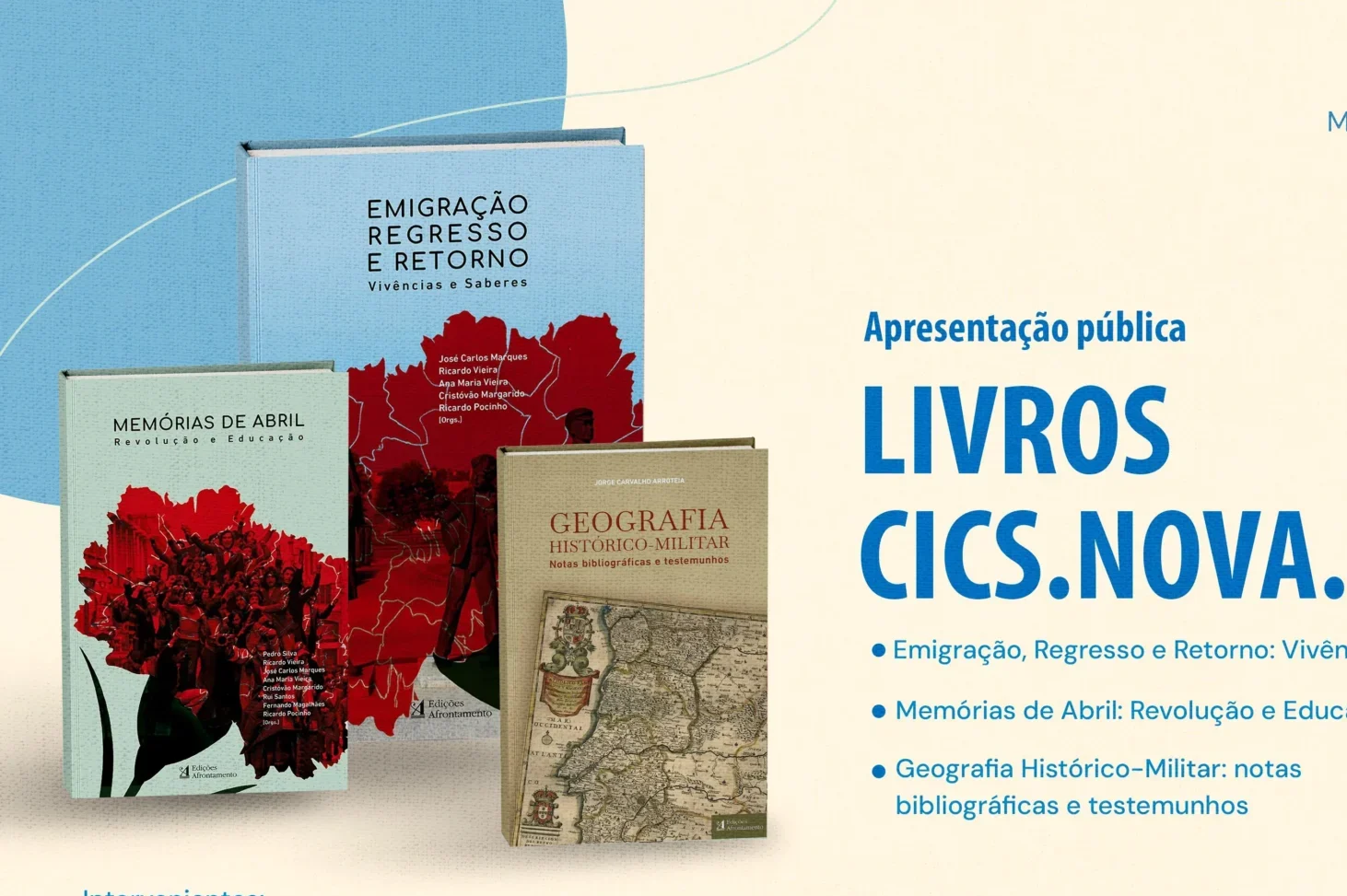 Apresentação Livros Cics Nova Ipleiria